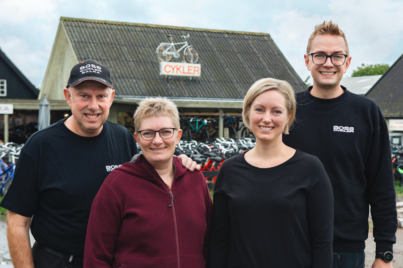 Stort udvalg af ladcykler, med og uden el til både salg og udlejning